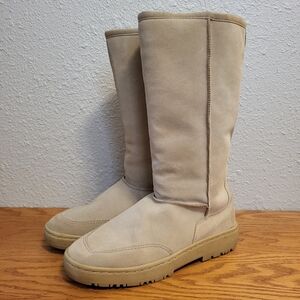 Rampage Aspenn Light Tan Leather Pull-On Boots Size 8M